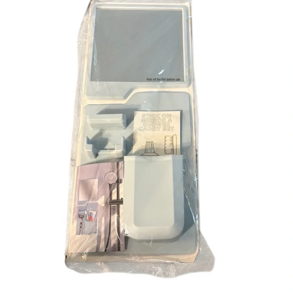 Vivitar Blue Mirror & Shower Caddy NWT